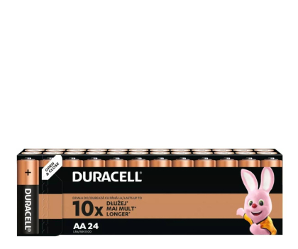 Bateria lub akumulatorek DURACELL Baterie Basic AA/LR6 Blister 24 sztuki DURACELL AA LR6 BL24